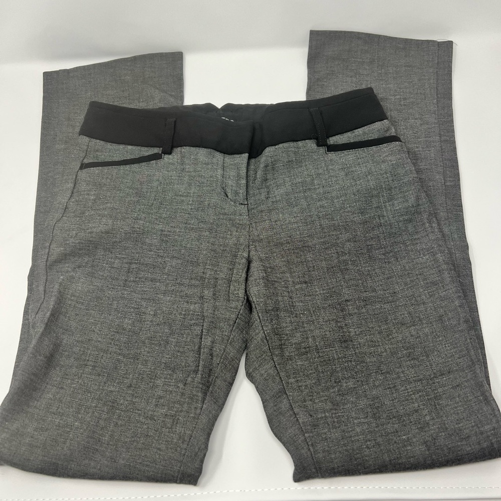 Express Gray Columnist Pants Size 2s - image 3